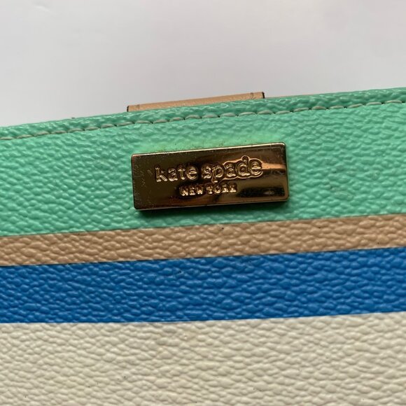 Kate Spade New York Rainbow Stripe Continental Wallet - Picture 3 of 10